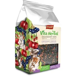 VITAPOL Vita Herbal Ergänzungsmischung für Nager und Kaninchen Berry Mix 200 g