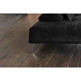KAWOLA Schlafsofa Wiolo Velvet anthrazit