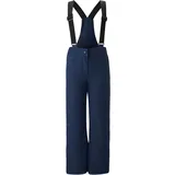 Ziener Mädchen AFIA-Z Ski-Hose/Schnee-Hose | wasserdicht, Träger, dark navy