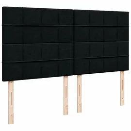 vidaXL Cruz Block 180 x 200 cm Schwarz