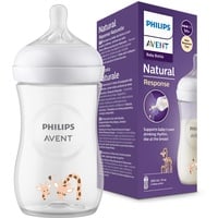 Philips Avent Natural Response - Babyflasche 1M+ 260ml Giraffe