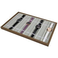 mixed24 Uhrenbox Uhrenablage für 8 Armbanduhren Uhren Uhrenaufbewahrung, Uhrenpräsentation