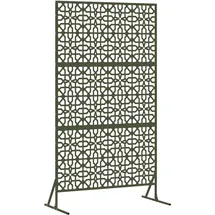 vidaXL Sichtschutz 100 x 50 x 180 cm Grün Stahl