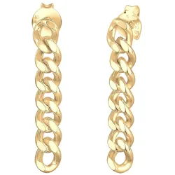 Elli Hänger Panzerkette Trend Blogger Cool 925 Silber Ohrringe   Damen 