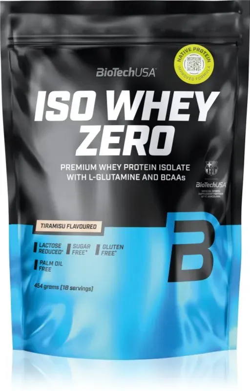BioTechUSA Iso Whey Zero Molkenisolat Geschmack Tiramisu 454 g