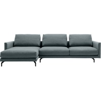 hülsta sofa Ecksofa hs.414 blau|grau 300 cm x 91 cm x 172 cm