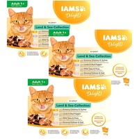 Iams Delights Adult in Sauce Land & Sea Mix
