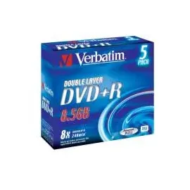 Verbatim DVD+R 8,5 GB 8x 5 St.