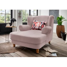 Home Affaire Loveseat HOME AFFAIRE "Tassilo", rosa (flamingo), B:121cm H:107cm T:147cm, 100% Polyester, Sessel