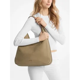Michael Kors Nolita Large Schultertasche Nubukleder Natur