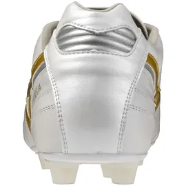 Mizuno Morelia II Elite FG Herren White/Football Gold/Galaxy Silver 41
