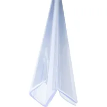 Bagnoxx Duschdichtung Anschlagdichtung 90 Grad transparentes Eckprofil für Duschkabine im Bad, 8mm Glasstärke, Duschtürdichtung, PVC Duschlippe - Für