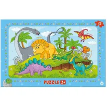 Trötsch Verlag Trötsch Rahmenpuzzle Dinosaurier