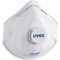 Uvex Safety, Atemschutzmaske, Feinstaubmaske mit Ventil FFP1 (FFP1, 15 x) (FFP1, 15 x)