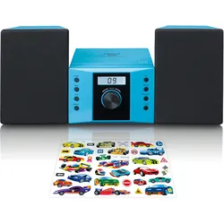 Lenco MC-013BU - Stereoanlage mit FM-Radio und CD-Player - Blau