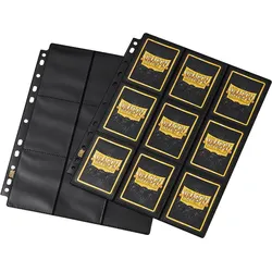 18-Pocket Page - Non-Glare Binder Pages (50 Stück)