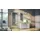 Vladon Hanko Garderobe 160x190x33 cm Weiß matt/Beton Oxid Optik grau