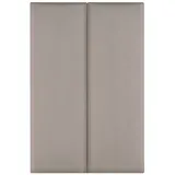 neu.haus [neu.haus] - Wandkissenset Carpino 2-tlg. Samt 90x30 cm Hellgrau