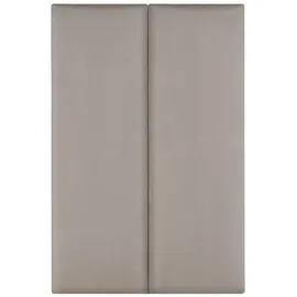neu.haus [neu.haus] - Wandkissenset Carpino 2-tlg. Samt 90x30 cm Hellgrau