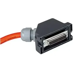 Riegler El. Anschl. Multipol 25-polig, IP 65, Steckdose IP 67, 5 m Kabel