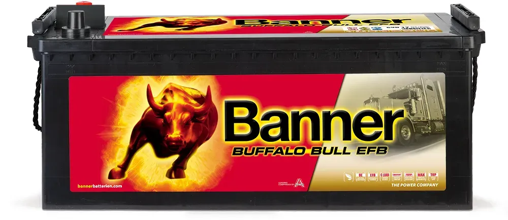 12V 190Ah 1050A Banner Buffalo Bull EFB 69017 LKW Batterie