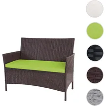 Mendler Halden 106 x 60 x 83 cm braun meliert/grün