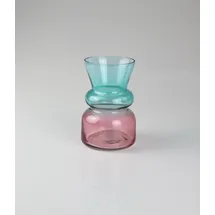 AM Design Dekovase AM DESIGN "aus Glas", bunt (multicolor), B:8cm H:12cm, Glas, Vasen, 2er Set, BxH: 8x12 cm