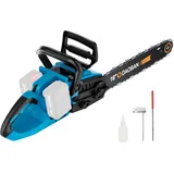 16 Zoll Akku Kettensäge für Makita Akku 18V, 40.5cm 1500W Bürstenlose Kettensäge Akku mit 2 Akkufächer, Automatischer Öler, Sicherheitsverriegelung, für Holzschneidenz (ohne Akku und Ladegerät)