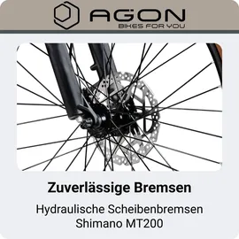 Agon Alpha 27,5 Zoll RH 48 cm Arctic Fire Black