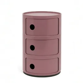 Kartell Componibili Standcontainer 58,5 x 58,5 x 58,5 cm Malve/Rosa