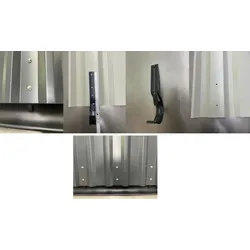 Dachrinnen Montage-Set für Metalldächer (verwendbar in Verbindung mit Dachrinnensets mit Rinneisen)