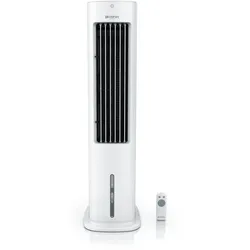 Brandson, Luftkühler mobil mit Wasserkühlung, Luftbefeuchter Ventilator, Turmventilator, leise, 50 W mit 5L Wassertank
