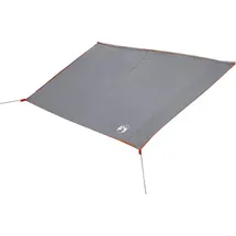vidaXL Kuppelzelt Wasserfeste Plane Grau/Orange