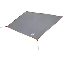 vidaXL Kuppelzelt Wasserfeste Plane Grau/Orange