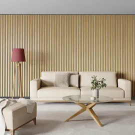 acous Akustikpaneel Professional Hellbraun 2 St. 60 x 250 x 2,1 cm