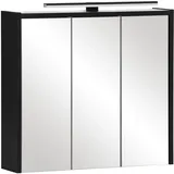 Tchibo Spiegelschrank Emmik 159507, schwarzmatt, 65 x 16 x 62,7 cm