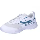 Puma Varion II Jr Indoor Court Shoe, White-Blue Horizon, 35.5 EU