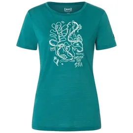 super.natural Under The Sea pacific/white stone/lagoon green M