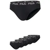 Fila Slip »MAN BRIEF« 5er Pack, mit feuchtigkeitsableitender Technologie, Gr. S, BLACK, , 93005555-S