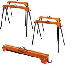 holmwerk® Arbeitsbock Metall orange klappbar
