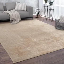 Paco Home Cadiz 630 Kurzflorteppich 80 x 150 cm beige