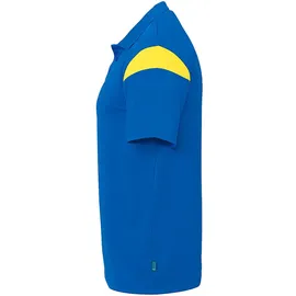 Uhlsport Squad 27 Poloshirt Herren azurblau/limonengelb 5XL