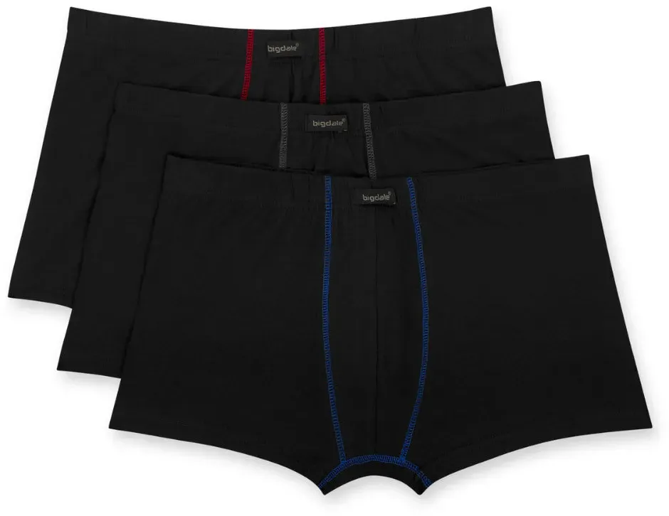 Bigdale - 3er Pack Retroshorts - Übergrößen bis 10XL - Black/Black/Black / 24 / 10XL