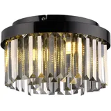 just light. JUST LIGHT Kronleuchter, LED Deckenleuchte Kristall KULUNKA dekorativ rund Kristall Prismen 4x G9 Fassung