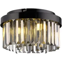 just light. JUST LIGHT Kronleuchter, LED Deckenleuchte Kristall KULUNKA dekorativ rund Kristall Prismen 4x G9 Fassung