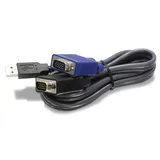 TRENDNET KVM Adapter 1.5m Schwarz
