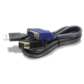 TRENDNET KVM Adapter 1.5m Schwarz