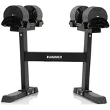 Hammer Smartlock Hantel Set 64kg - Black - 64 kg
