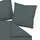 JANINE Colors 31001 anthrazit 135 x 200 cm + 80 x 80 cm