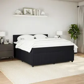 vidaXL Boxspringbett 180 x 200 cm Schwarz